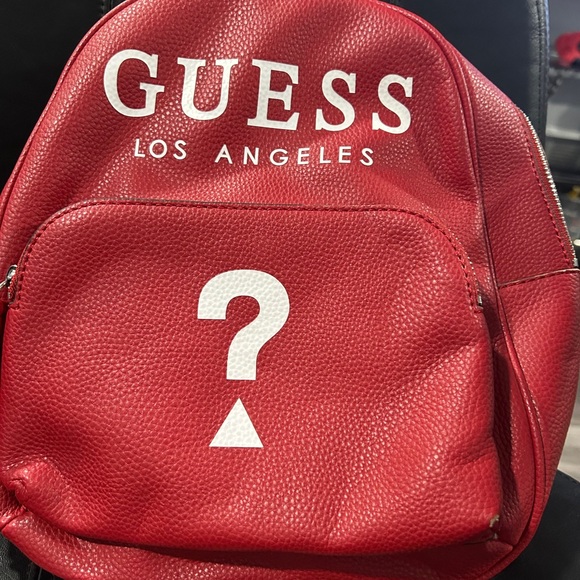 GUESS Bold Red Backpack - Picture 10 of 16